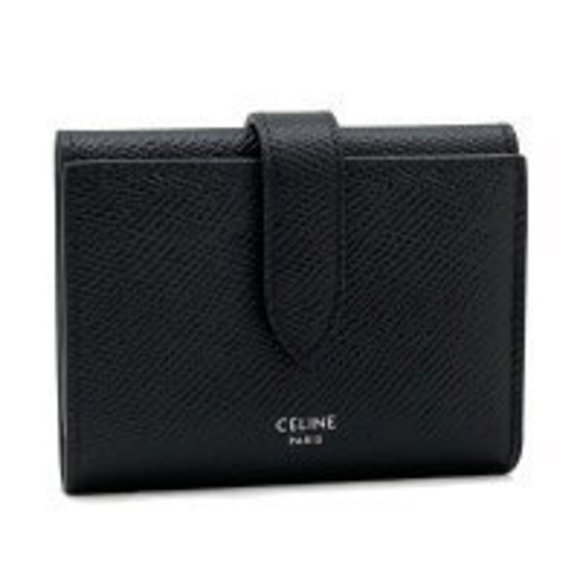 Celine Fine Wallet Bifold Calfskin Black - Picture 1 of 3